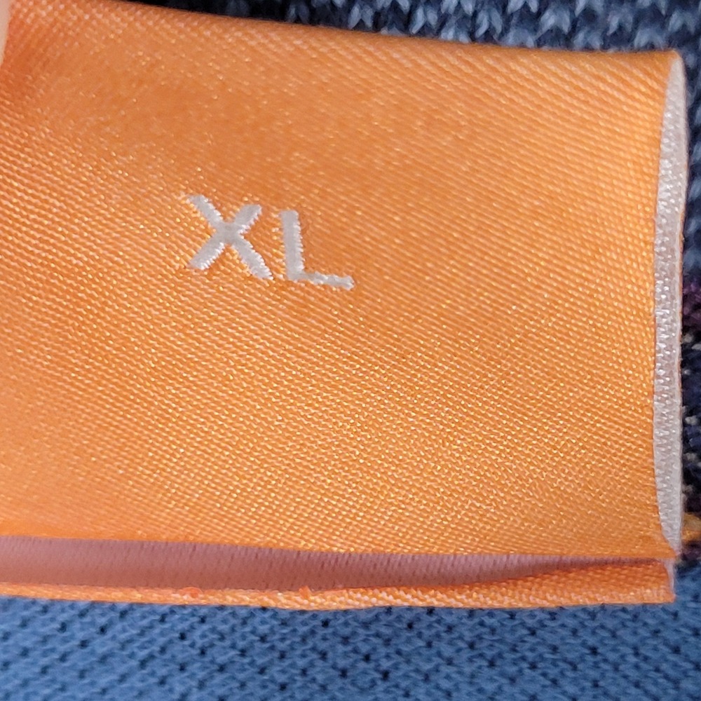 Hugo Boss Orange Polo Shirt Men's Size XL Blue Short Sleeve Pique Cotton - Picture 5 of 15